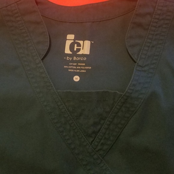 Size M Caribbean blue Barco Scrub set - Picture 2 of 5